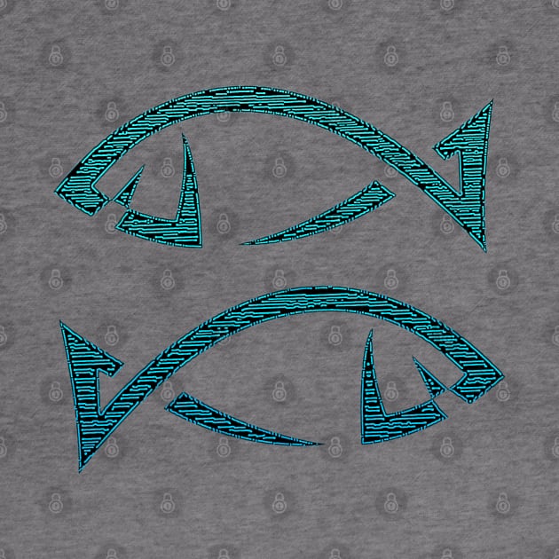 Pisces Fish by Zodiac Syndicate